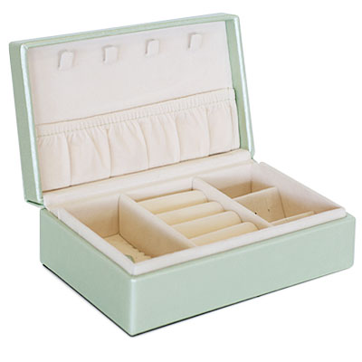 Шкатулка для ювелирных изделий Цвет: фисташковый металлик 89758 Шкатулка Sunrise Group Holdings Limited 2009 г ; Упаковка: коробка инфо 2645c.