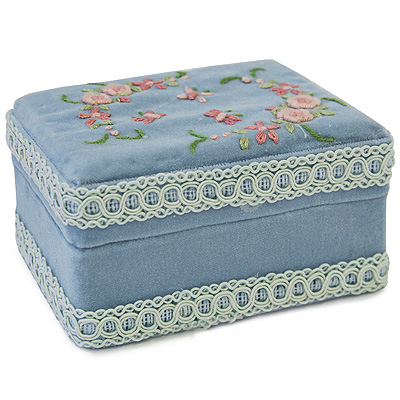 Шкатулка "Ponny Bonny", цвет: голубой ДСП Артикул: H072343P-38-BLUE Производитель: Китай инфо 6684h.